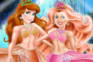 Mermaid Princesses Underwater Fashion