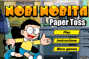 Nobi Nobita Paper Toss