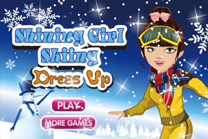 Shining Girl Skiing Dress Up